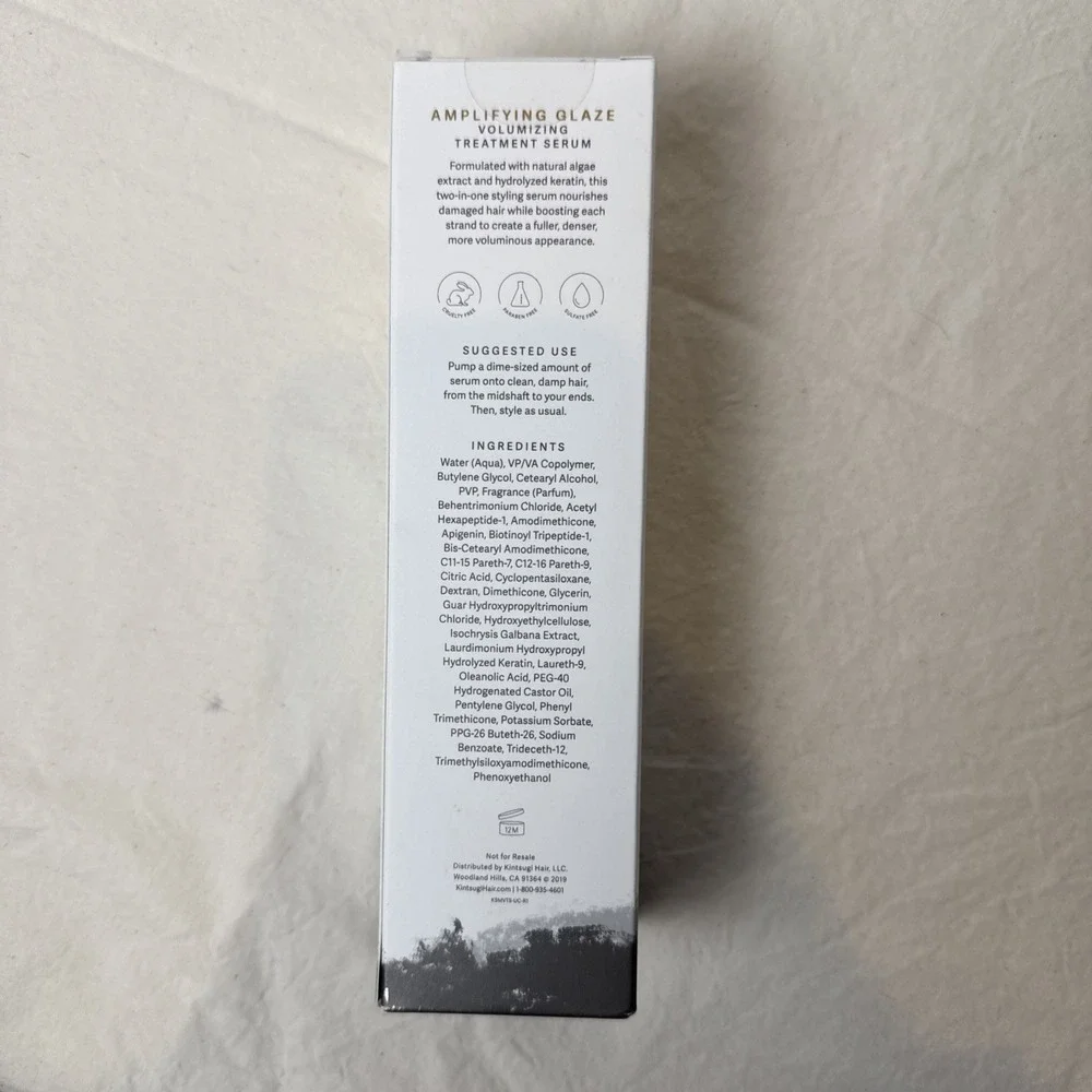 Kintsugi Amplifying Glaze Volumizing Treatment Serum 4 Fl Oz  118 ml‎ NEW SEALED